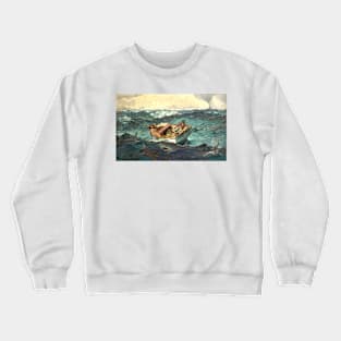 The gulf stream by Winslow Homer Crewneck Sweatshirt